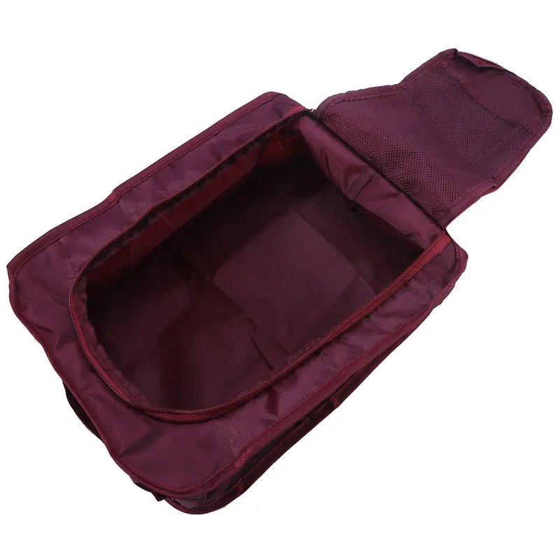 Portable Waterproof Shoes Organizer Storage Bag Pouch Pocket Packing Cubes Handle Nylon Zipper Bag for Travel Accessories