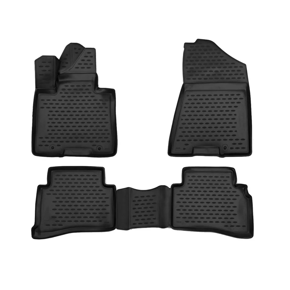 

Floor Mats Liner for Hyundai Tucson 2016-2021 Black TPE All-Weather 4 Pcs United States