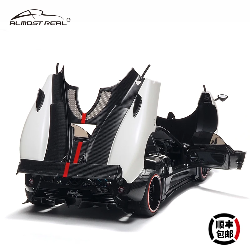 1:18 Pagani Zonda Cinque, alloy static miniature car fashion play, adult advanced collection display pieces of souvenirs.