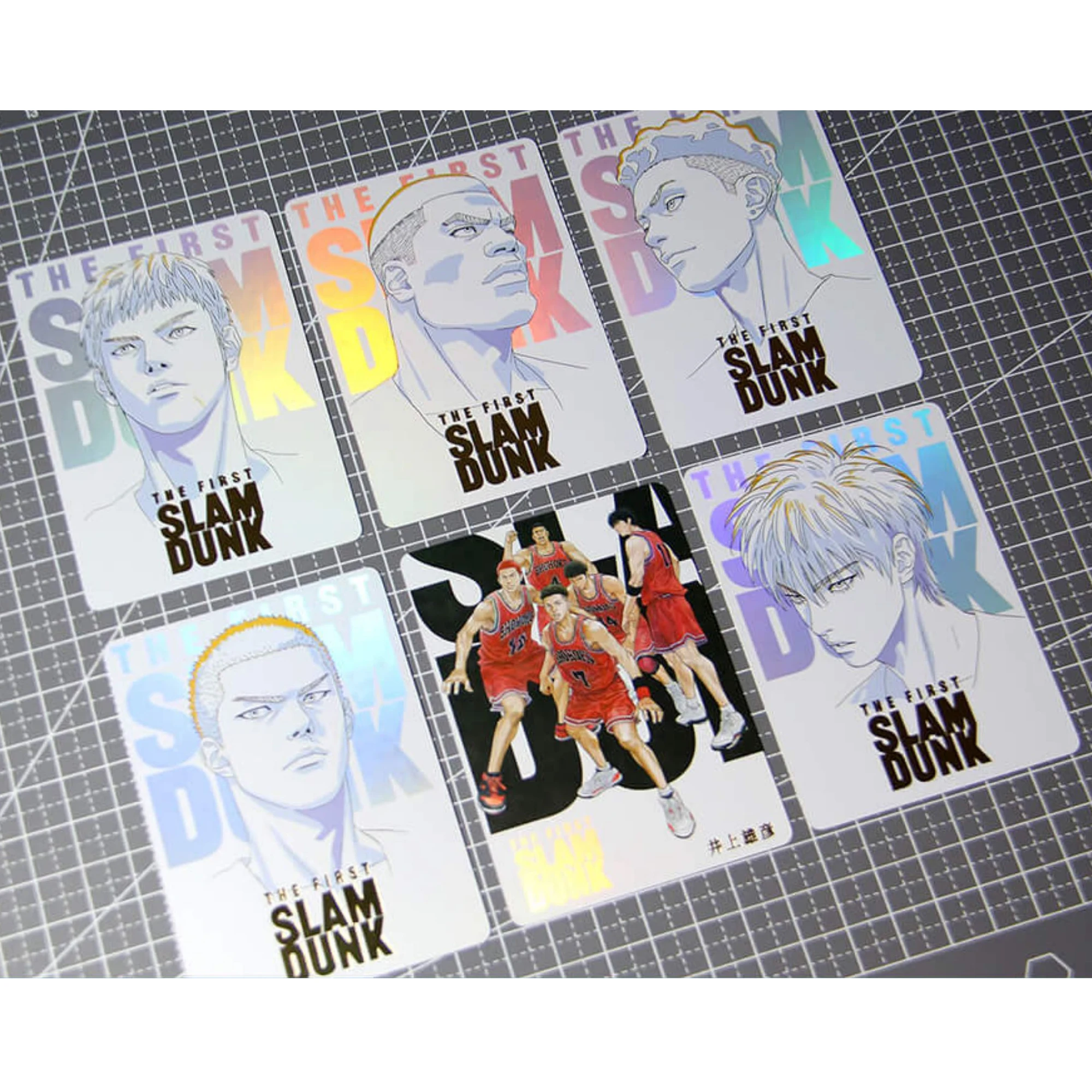 

6Pcs/set Slam Dunk Flash Card Sakuragi Hanamichi Rukawa Kaede Akagi Takenori Poster Series Collection Card Classic Diy Toys Gift