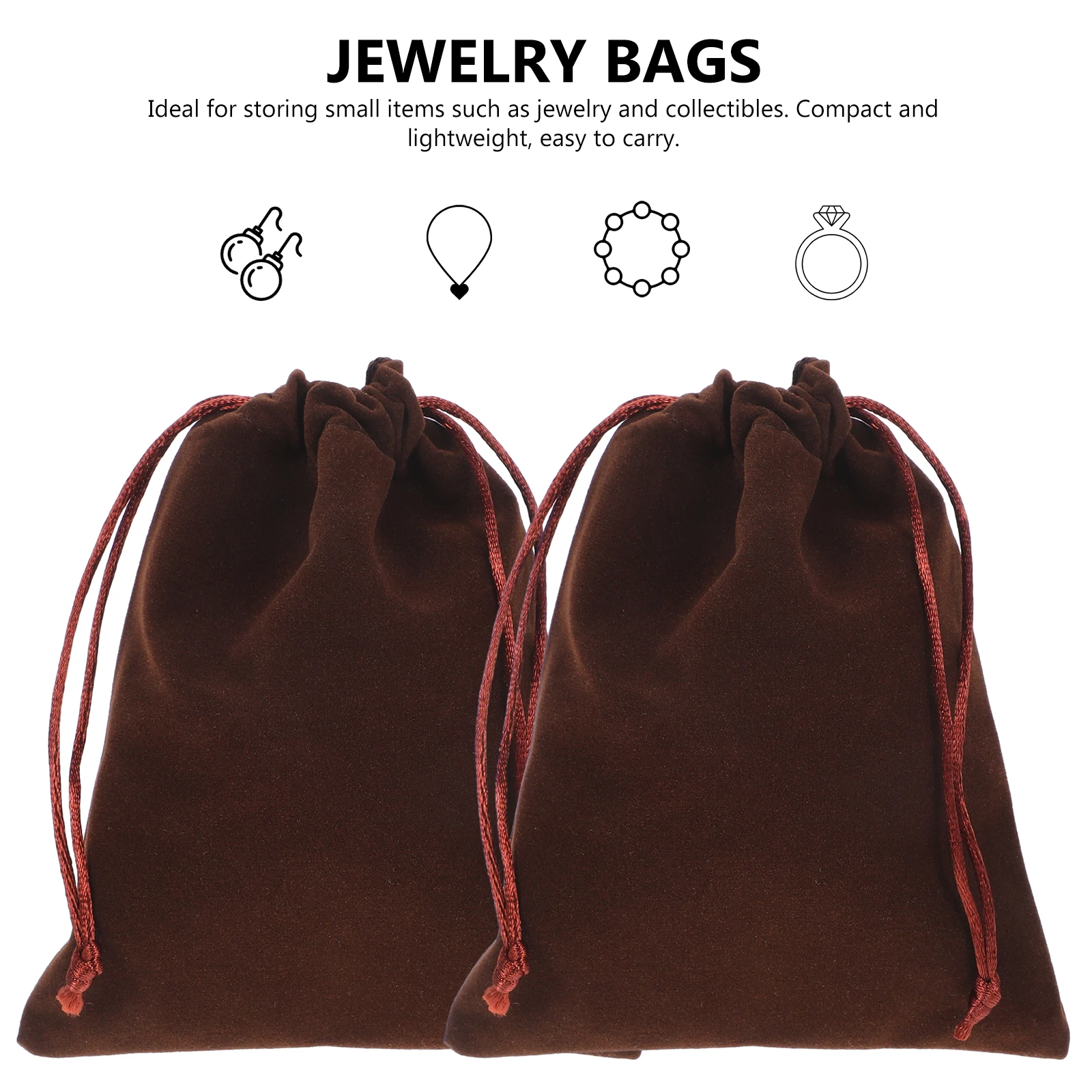 

20pcs Jewelry Bags 12x15cm Drawstring Pouches Storage Party Favors Adult Supplies Wedding Candy Gifts Durability Safe