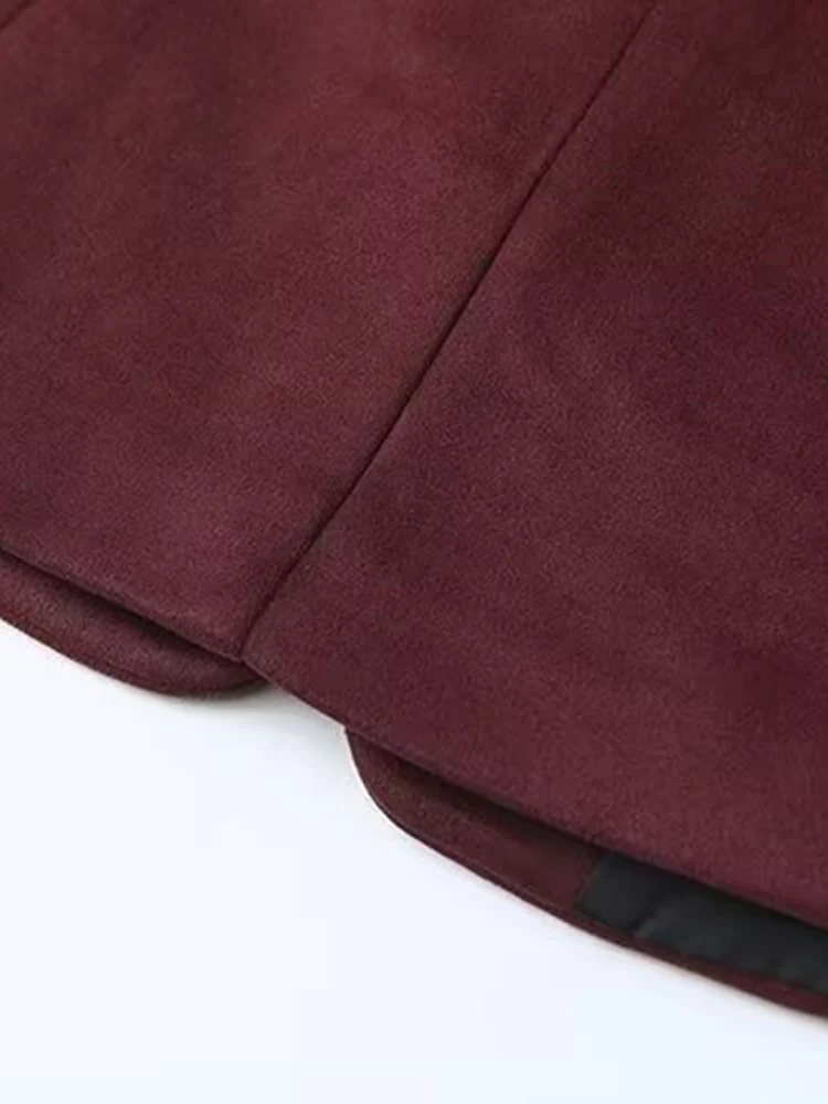 Nuova giacca alla moda da donna in stile europeo, versatile ed elegante, con colletto rialzato e maniche lunghe slim fit.