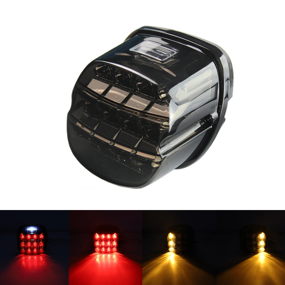 LED Brake Tail Light Motorcycle Turn Signal Light for FLSTF Night Train Touring Softail Sportster Road King Electra Road Glide