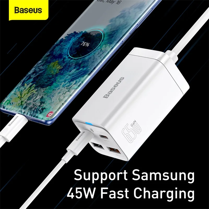 Top! 100W 65W GaN Charger Desktop Laptop Fast Charger 4 in 1 Adapter For iPhone 14 13 12 Pro Max Phone Charger Xiaomi Samsung