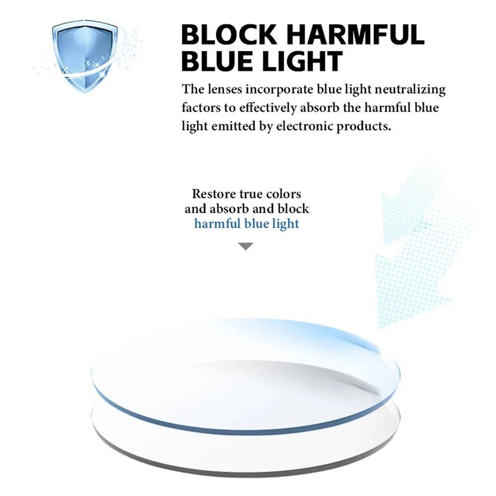 BEAU FIVE High-Quality Retro Anti-Blue Light Trendy and Versatile Square Frame Computer Protective Glasses Plain Lens F114