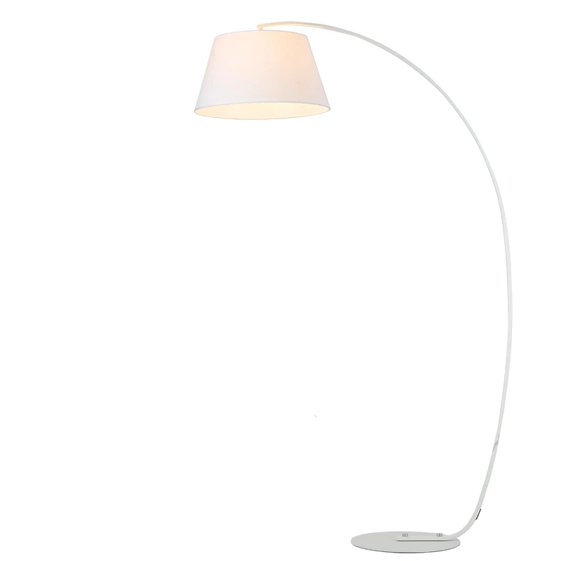 Lámpara de pie moderna de arco metálico, E27, diseño de pantalla negra, 180 cm de alto para iluminación de sala de estar/dormitorio