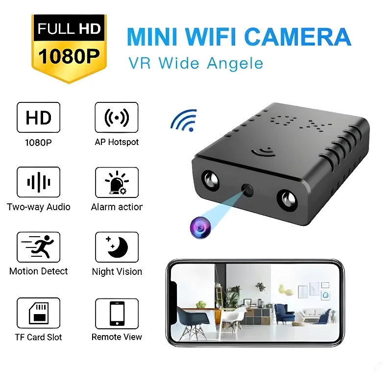 

XD IR-CUT Night Vision Camera Full HD 1080P Mini Wifi Camera Video Recorder Motion Detection Micro Wifi Cam Small Video Camera