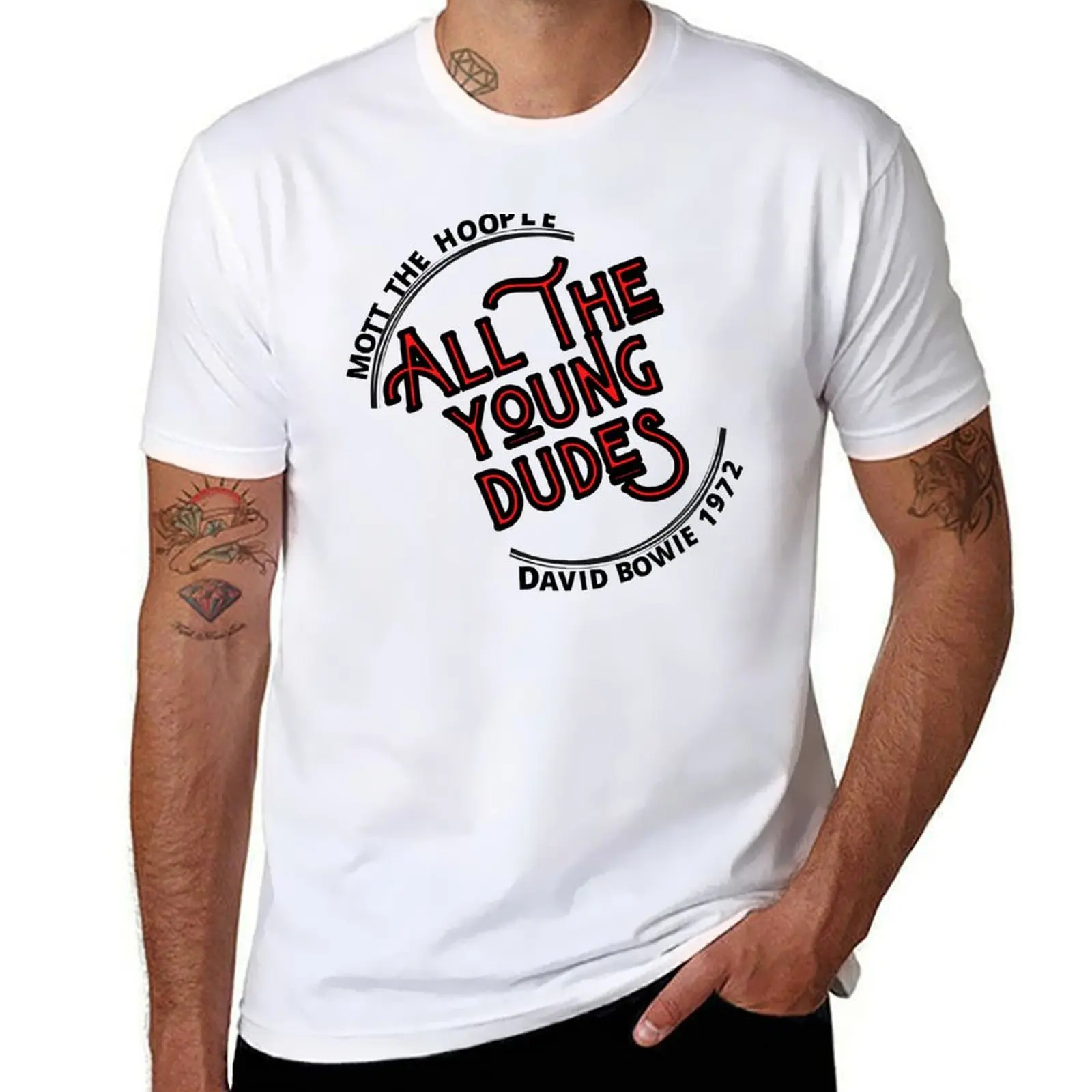 All the young dudes 1972 T-Shirt cotton t shirt pack funny t shirts cotton anime tshirt T-shirt