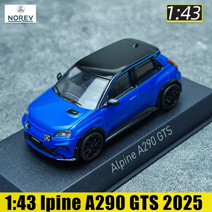 NOREV 1:43 scale new lpine A290 GTS 2025 die-cast model Car Model Decoration Holiday gift collection