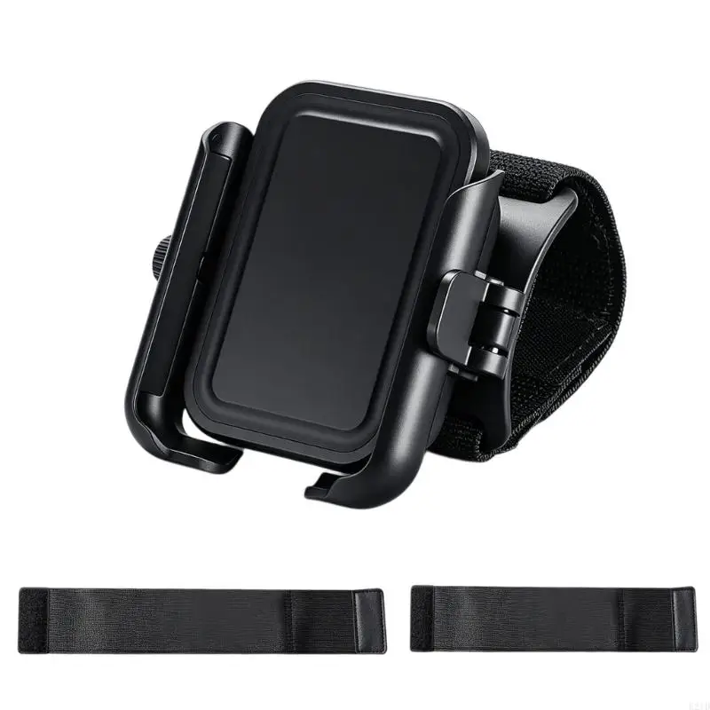   Stretchable Sports Phone Holder Comfortable Phone Wrap ABS Nylon Texture for Gym Workout Joggings Mounts on Wrist or Arm