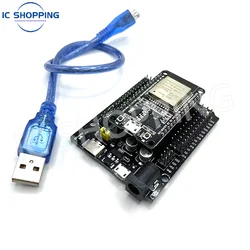 ESP32 WiFi + Bluetooth 4.2 BLE NodeMCU Development Board with USB Cable Compatible with Arduino for IoT Projects