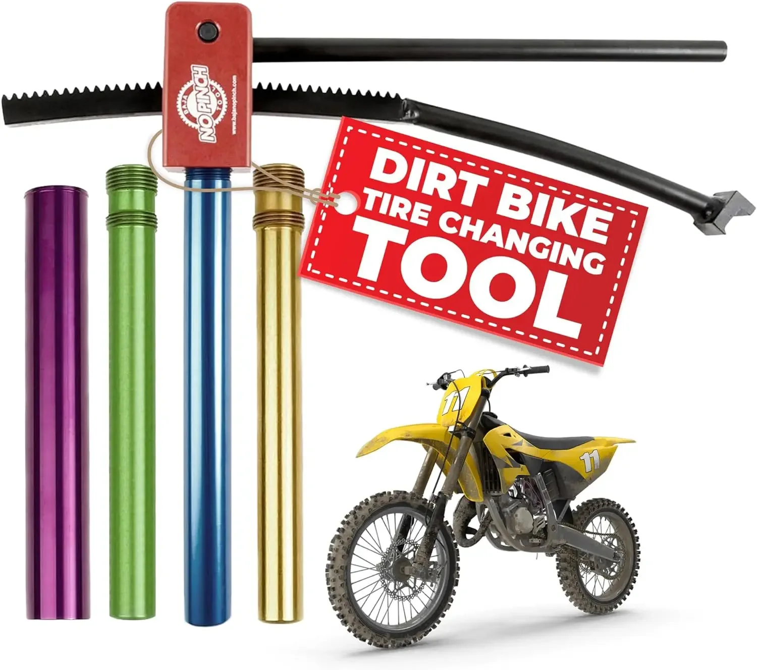 Ultimate Kit - Dirt Bike Tire Changing Tools for Enduro and Motocross - Compact Dirt Bike Tire Changer for 16