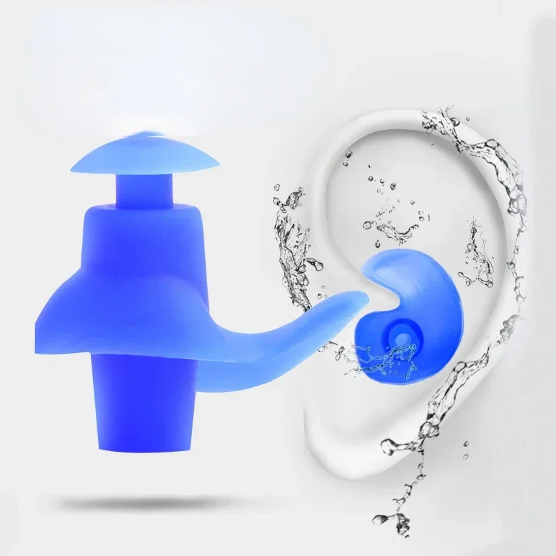 Swimming Professional Ear Plugs Waterproof Children's Bath Waterproof Adult Anti Noise Artifact Ear Plugs Anti Middle Suit