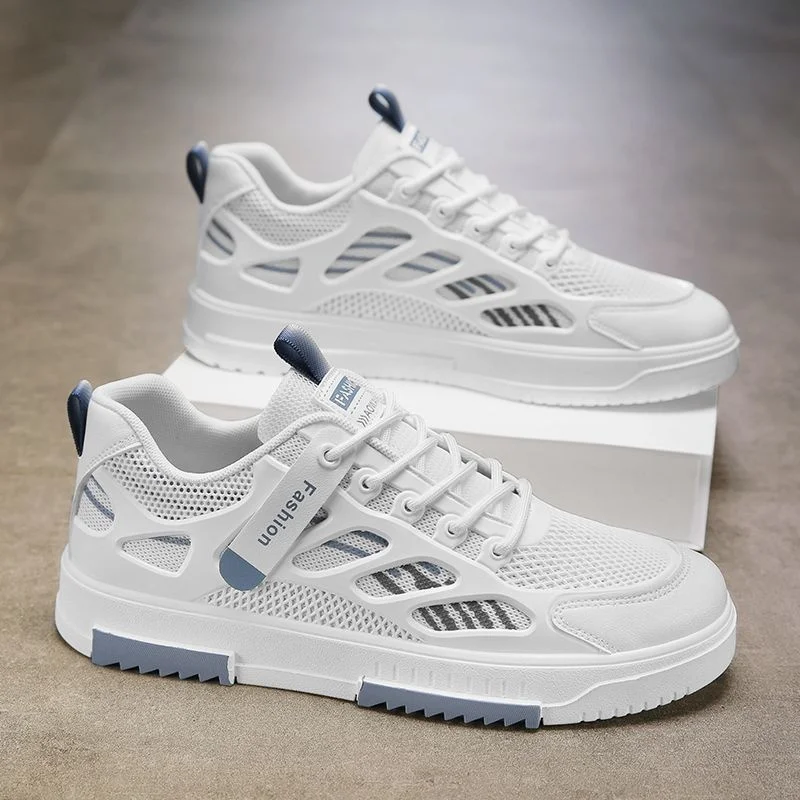 Men's Summer Fashionable Breathable Mesh Shoes Outdoor Sports Comfortable Lightweight Casual Men's Footwear