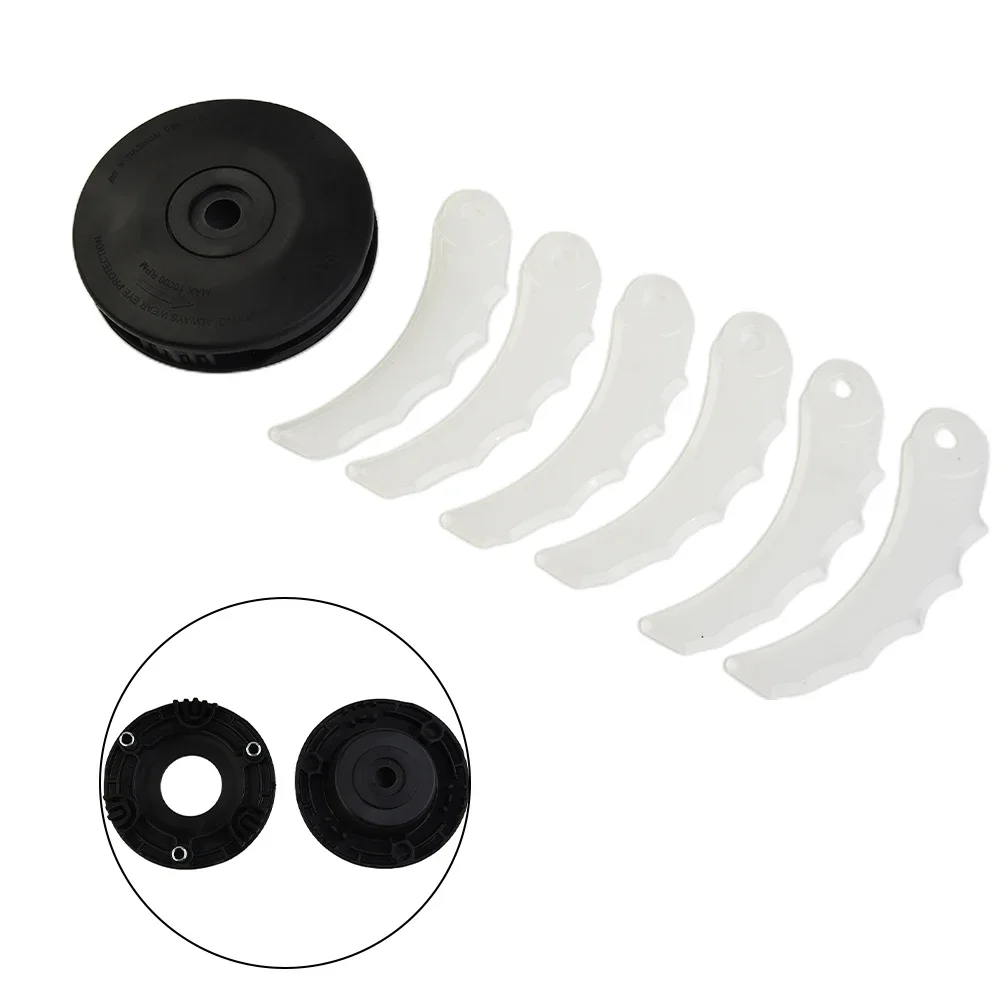 1PCS Blade With 6 Plastic Blades For Makita Blade Head Plastic 198383-1 Grass Trimmer DUR UR Trimmer Accessories Garden Tool