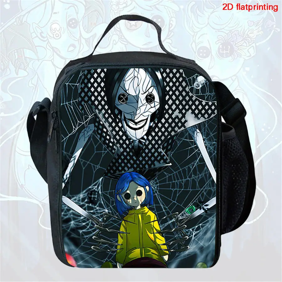 

Детские сумки для пикника Cooraline с героями мультфильмов для мальчиков и девочек, большие изолированные сумки-холодильники для детей в возрасте от 4 до 10 лет