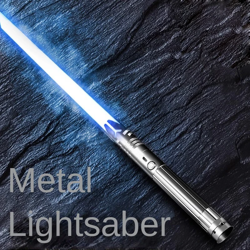 Lightsaber Sword Toys RGB Metal Light Saber 15Color Change Kids Soundfonts Force FX FOC Blaster Toys Jedi Sword Gift