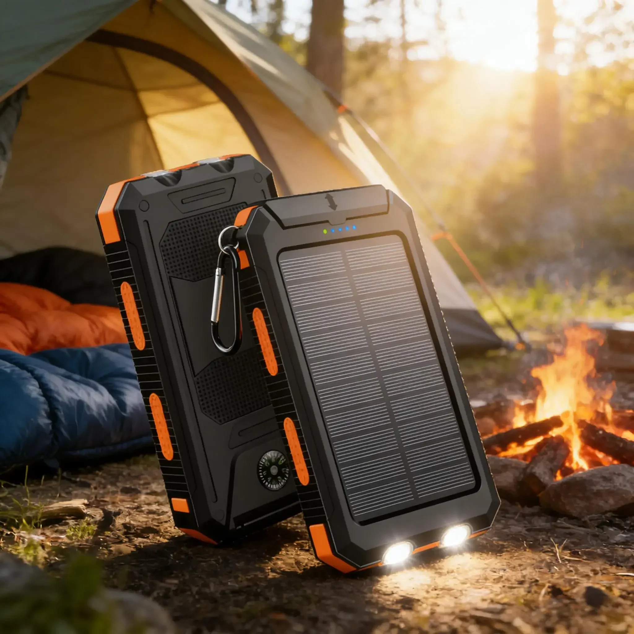 

Надежный водонепроницаемый солнечный повербанк на 10000 мАч с быстрой зарядкой для экстренных случаев