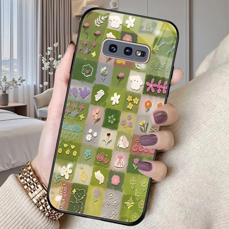 Phone Case  Glass TPU PhoneCase for Samsung Galaxy S26 S25 S24 S23 S22 S21 FE,Ultra,Plus Dropresistant Colorful Layers