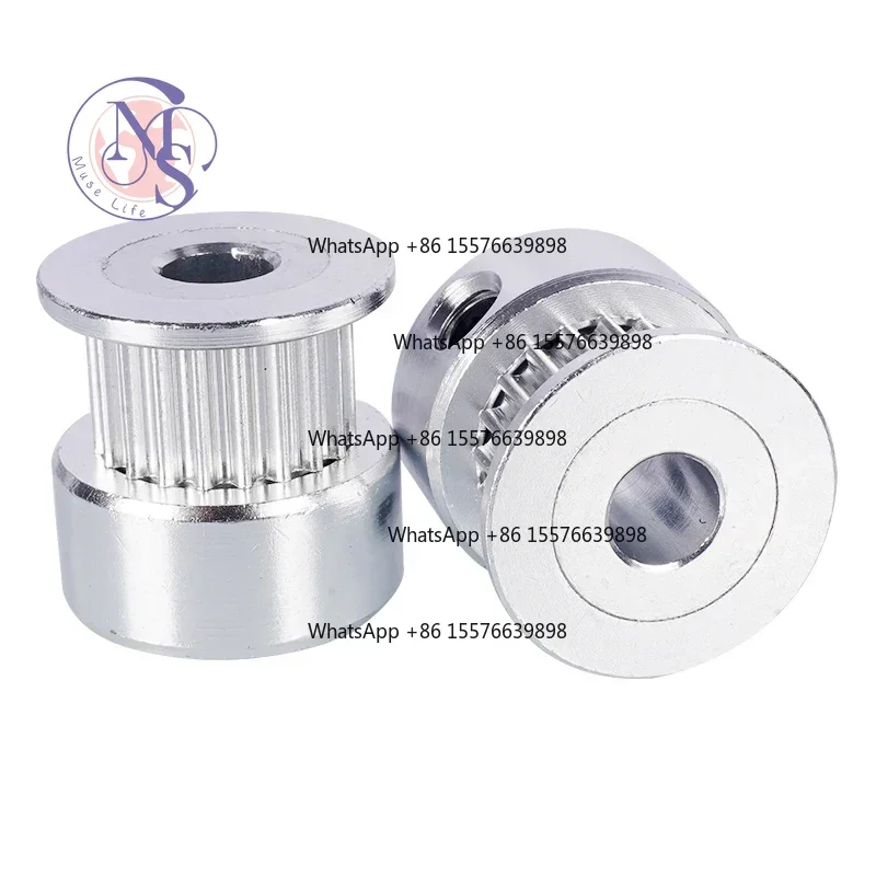 2Pcs 2GT Timing Pulley 16/20 Teeth, Aluminum Synchronous Wheel, 3D Printer Replacement Spare Part
