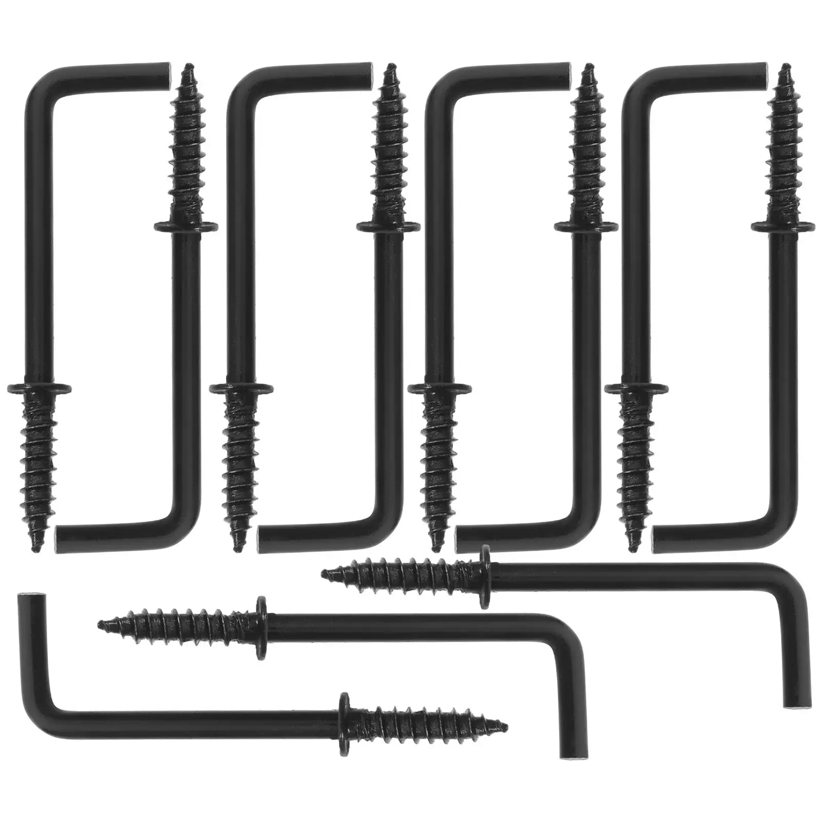 

100pcs Right Angle Hook Screw Small Metal Hooks L Shaped Self Tapping Secure Fixing Hanging Jewelry Mini Flexible Use Screws In