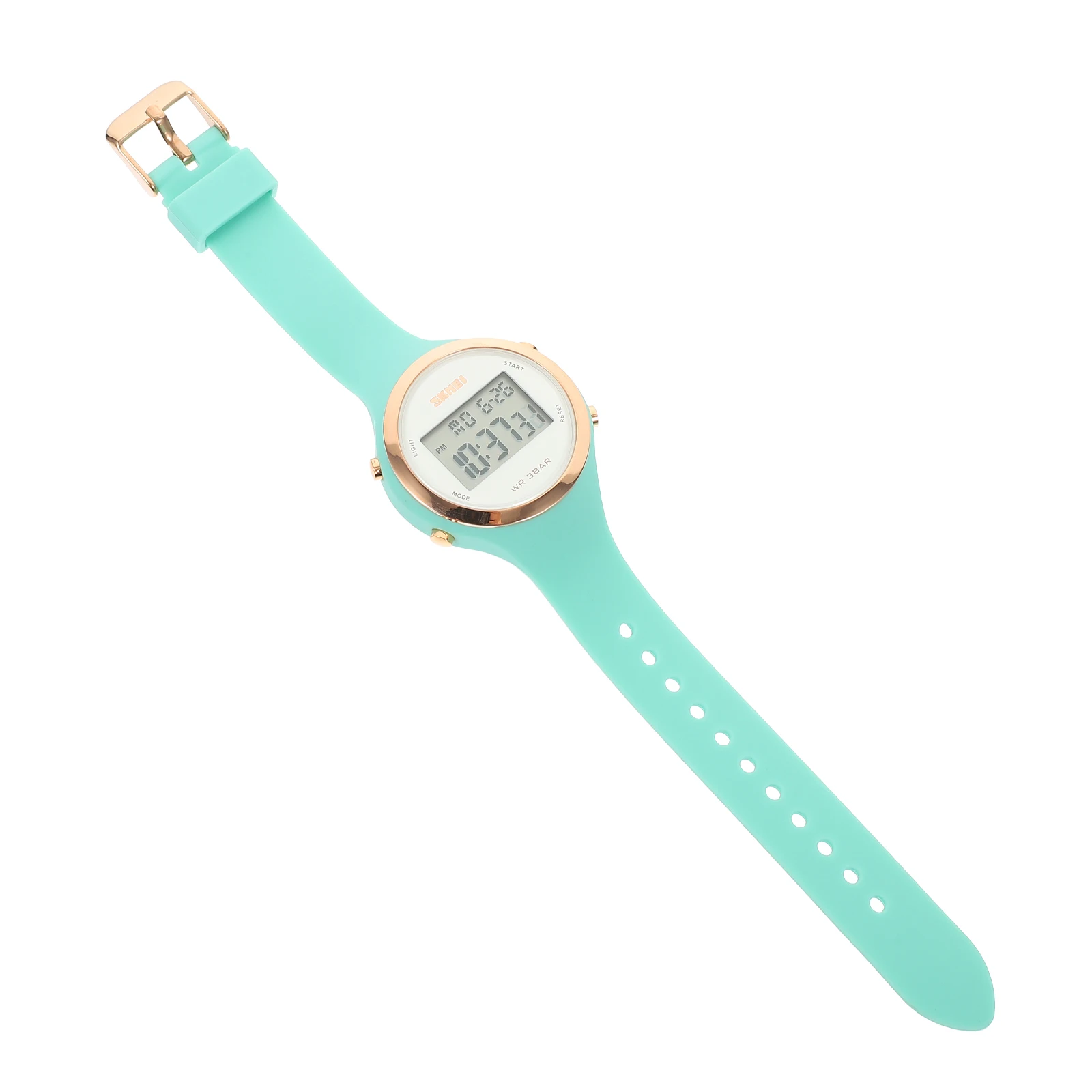 

Digital Sports Watch Waterproof Outdoor Wristwatch Large Screen Timer Fitness Tracking Timepiece Shallow Green