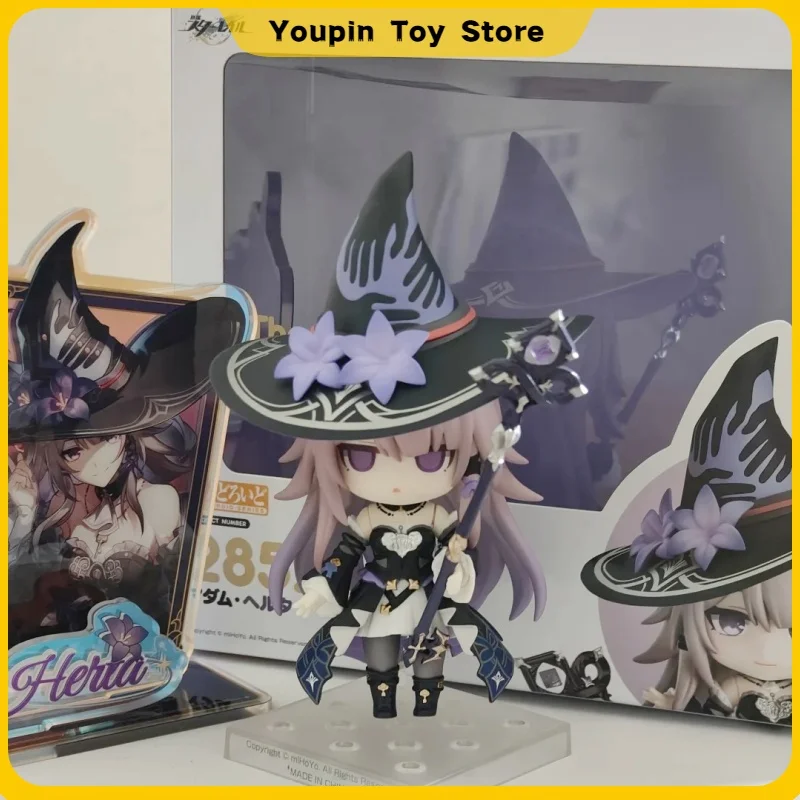 

Honkai: Star Rail The Herta Figure Collect Toy 10cm Highly Articulated Action Figure Q Version Model Desk Decor Birthday Gift
