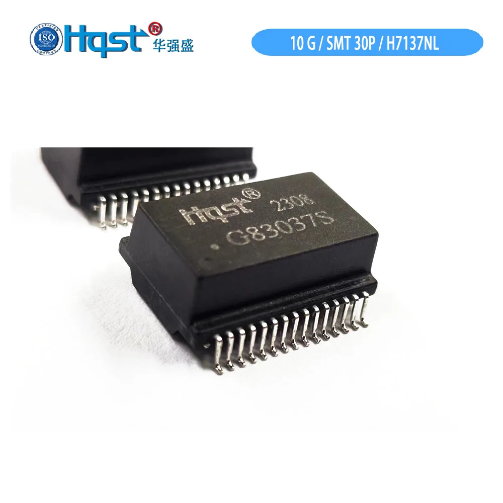 G83037S 10G/SMT 30pin/IEEE802.3AN Network/LAN/Ethernet Pulse isolation filter module transformer in Valens/network card pcb