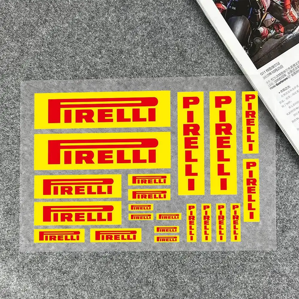 

Stickers For PIRELLI Moto Sticker Auto Body Bumper Windows Motorcycle Laptop Walls Vinyl Decal Car Tuning Accessories