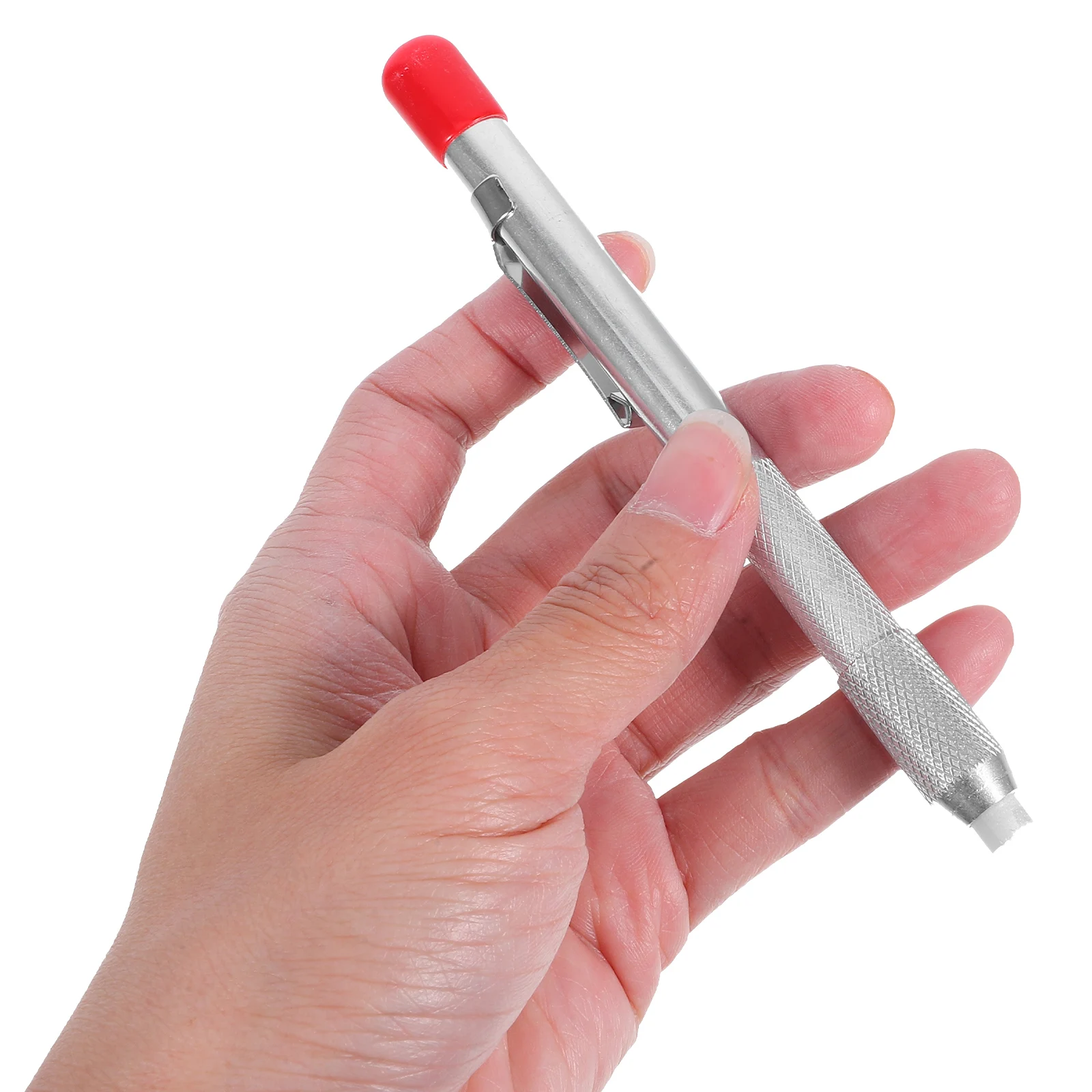 

Industrial Soapstone Pencil Tool Durable Steel Marking Welding Carpenter Accessories Storage Holder