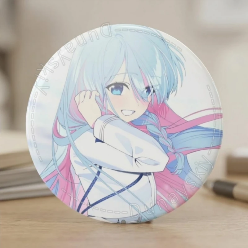 Blue Archive Federal Student Council President Badge Cosplay Costume White Military With Wig Set Jacket Dress Wig Headband Stage - view 6