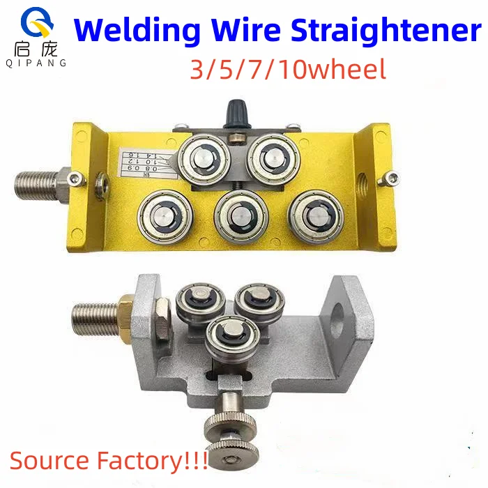 3wheel 5wheel 6wheel Wire Straightening Device Double Protection Barrel Welding wire straightener Cable Straightener Tool