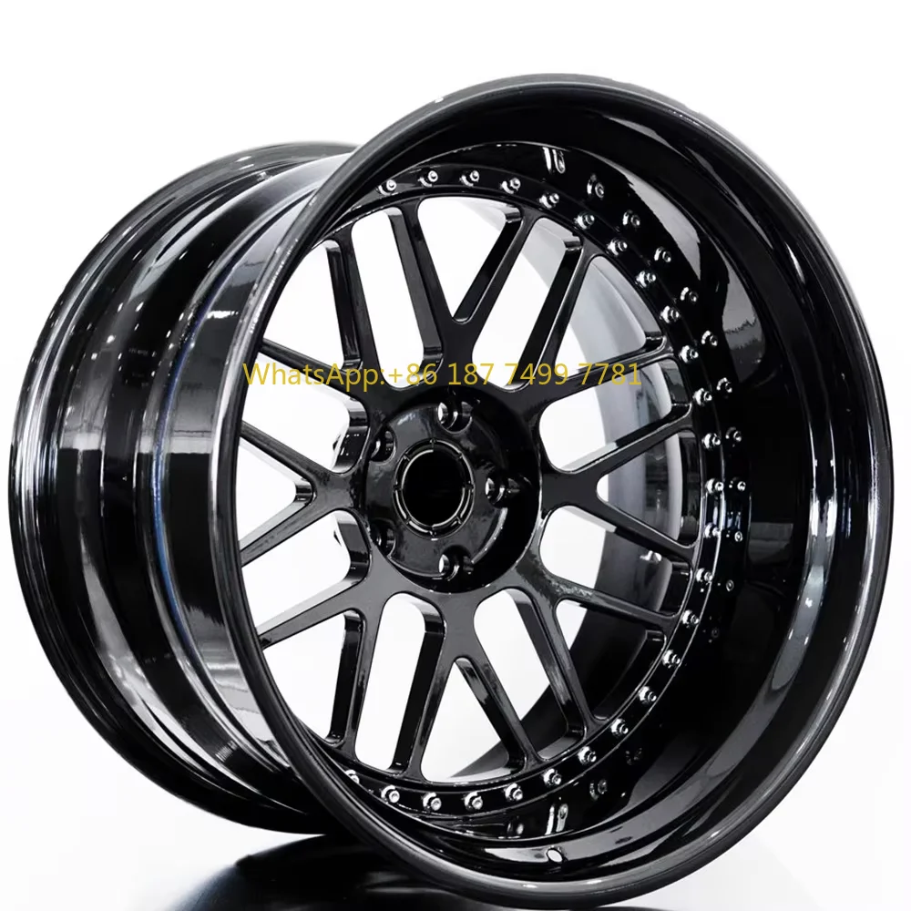 

3 Piece Forged Wheel 18 20 22 24 26 Inch Forged Alloy Wheel 5x112 5x114.3 5X130 5x120 Rims