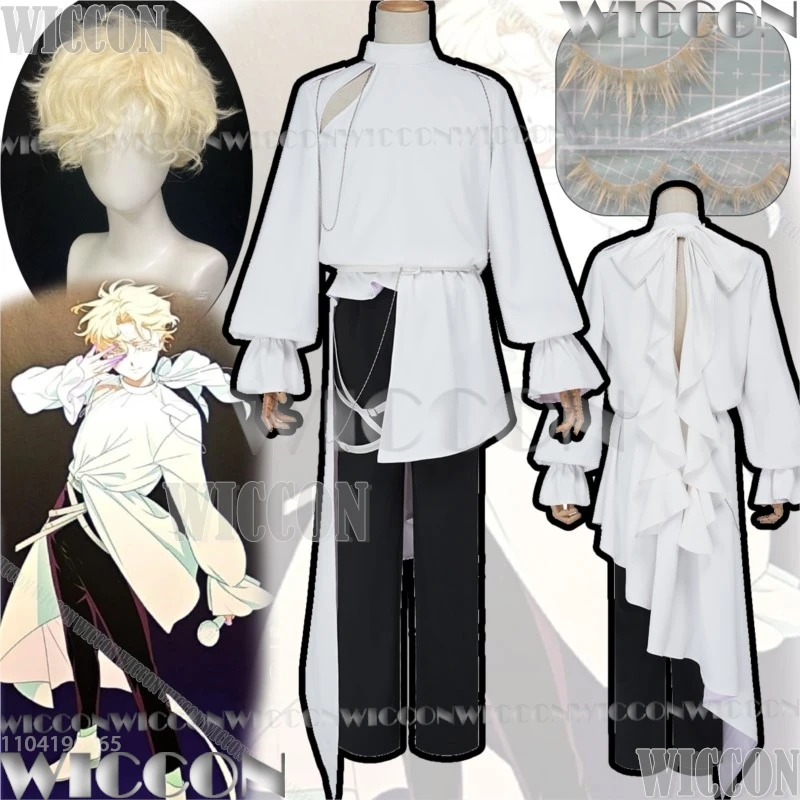 Luka Anime Alien Stage R5 Ruler of My Heart Luca Cosplay Costume Cur Blonde Wig Lashes Halloween Christmas Man Women Customized