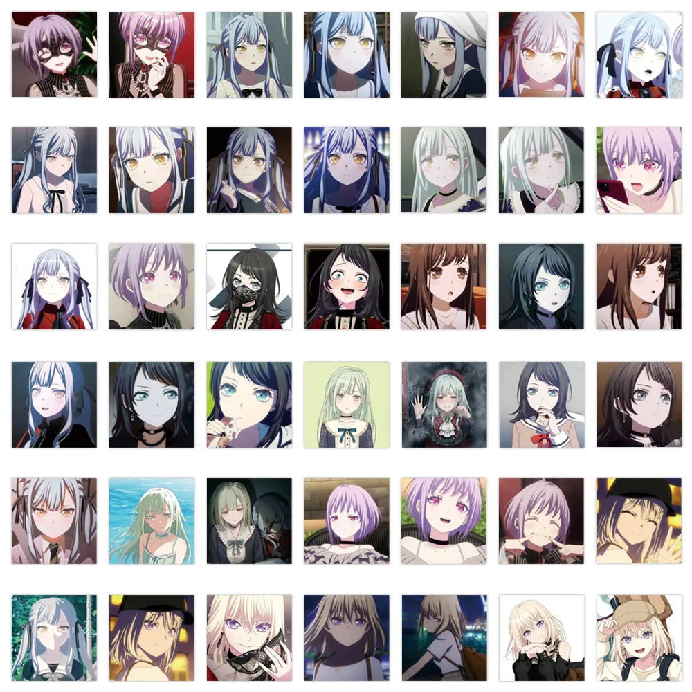 10/80PCS Ave Mujica Stickers Funny Cartoon Sticker Music Style Animation Toy Luggage Laptop Guitar Car Bike Skateboard Decals - Image 6