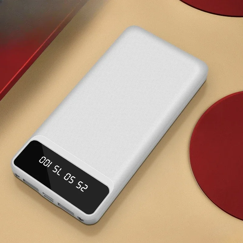 

10W 10000mAh Portable Power Bank Fast Charging For iPhone For Xiaomi For Samsung Large Capacity With LED Digital Display