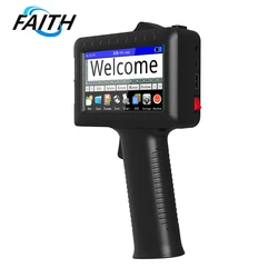 Faith-Impresora de inyección de tinta multifuncional, impresión de fecha y código QR, máquina de codificación de números de serie para embalaje de 12,7mm