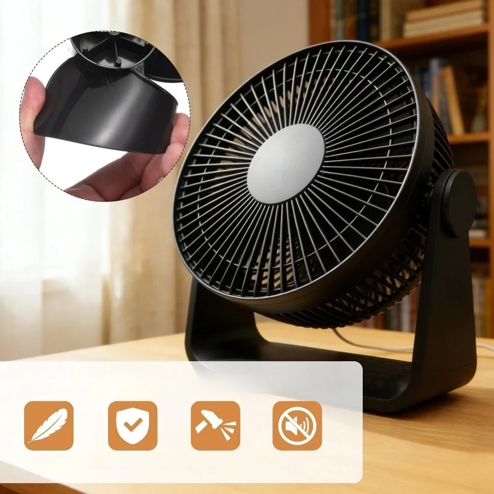 Replacement Flabellum for Air Circulator Fans Compatible with Common Circulating Fan Models Low-Noise Operation Support