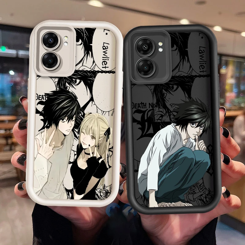 D-Death N-Note Anime Cool For OPPO A98 A78 A94 A76 A74 A58 A55 4G 5G A9 A53 2020 A36 Eye Ladder Cover Capa Fundas Phone Case