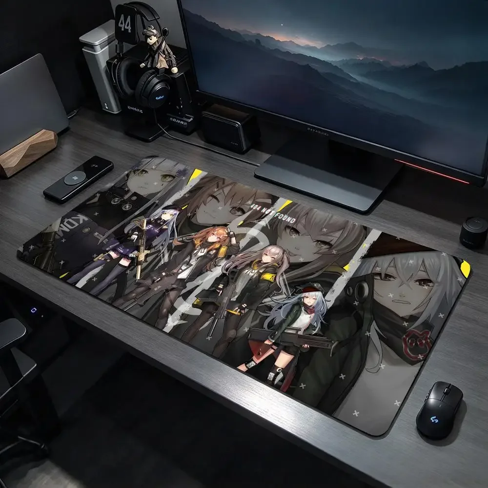 Intense Game G-Girls' Frontline UMP45 Mouse Pad Large Gaming Mousepad Desk Mat Non Slip Bottom Featuring Stitched Edges