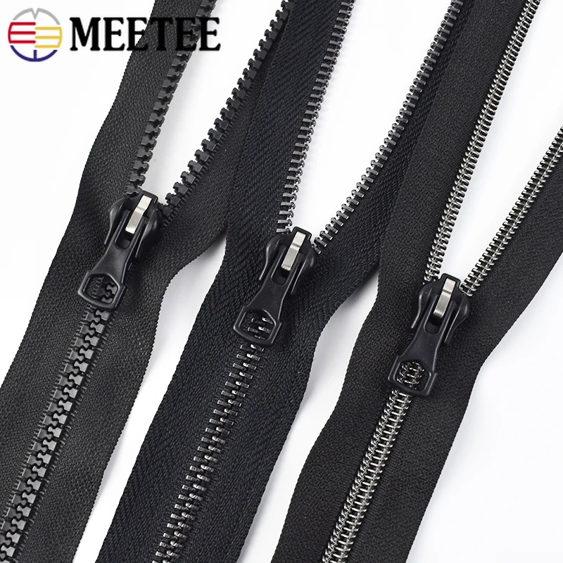 10/30/50Pcs 3# 5# Zipper Slider for Nylon Resin Metal Zippers Bag Pocket Decor Universal Zip Puller DIY Clothes Sewing Accessory