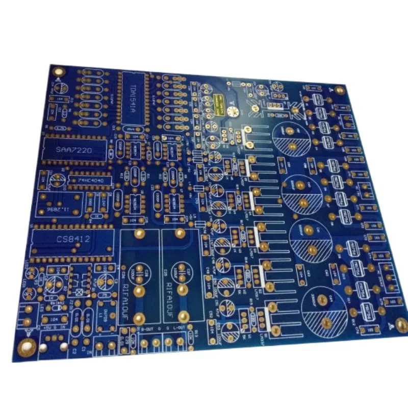 Scheda PCB Vuota TDA1541 Quarta Edizione, Scheda Con Finitura In Oro A Immersione-image