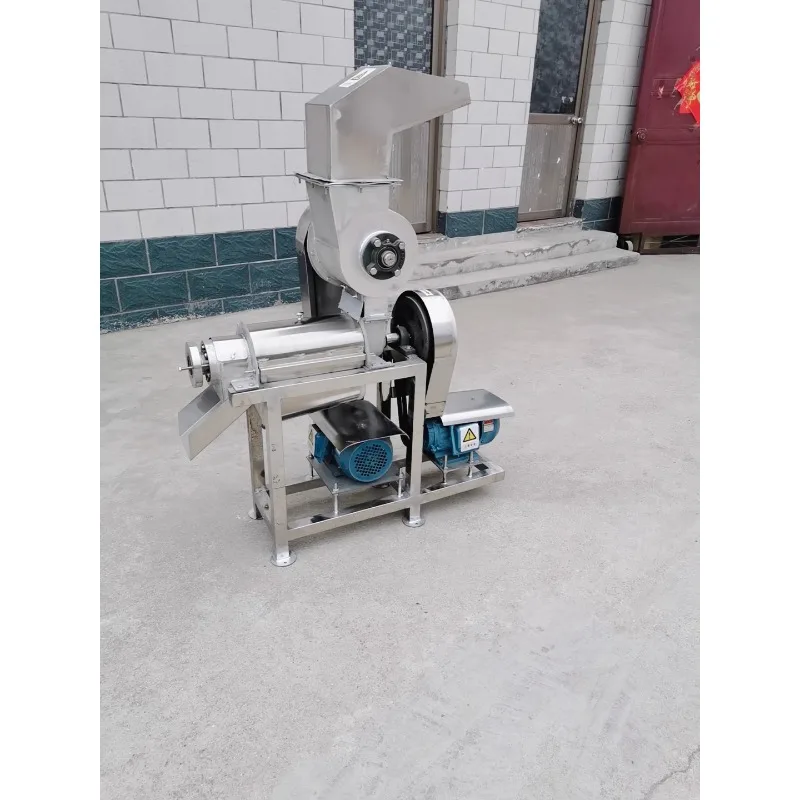 Apple screw press, ginger crushing juicer, large fruit and vegetable processing line