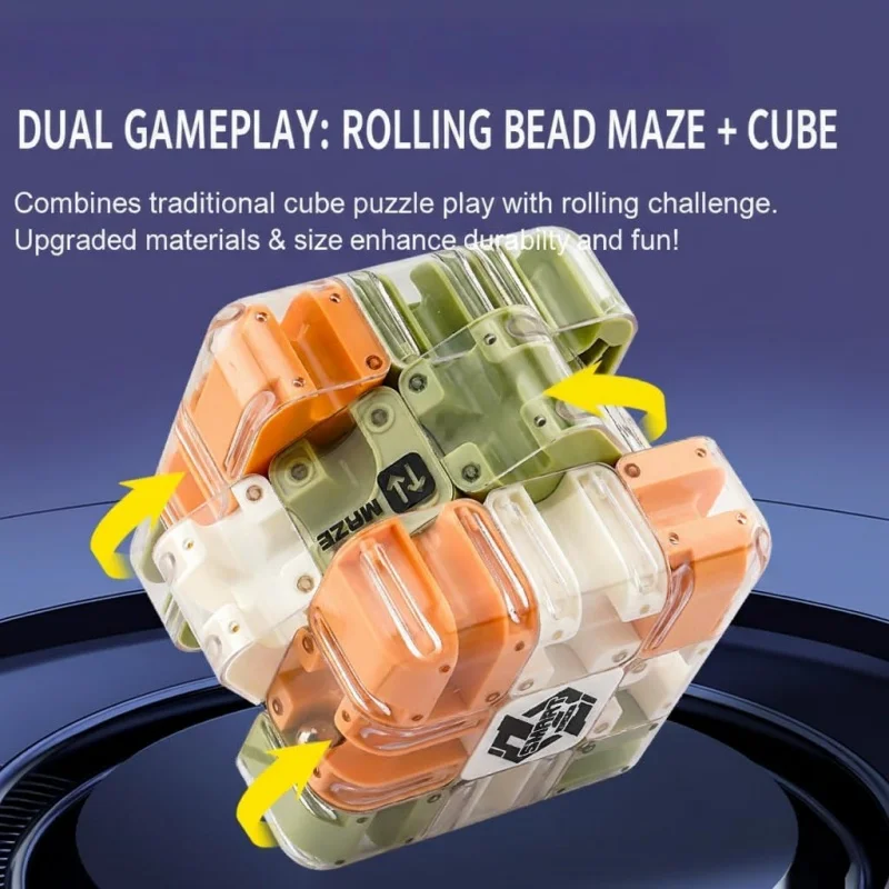 Rompecabezas 3D grandes, cubo de laberinto, rompecabezas atractivo, juguete para aliviar el estrés, desarrollo lógico, juego educativo de enfoque, regalo para adultos