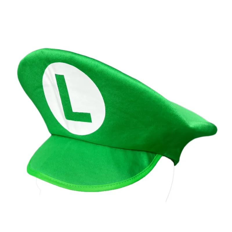 Movie Super Brothers Red Green Hat Cosplay Anime Party Halloween Costumes Accessories Christmas Fancy Dress Fans Caps image 5