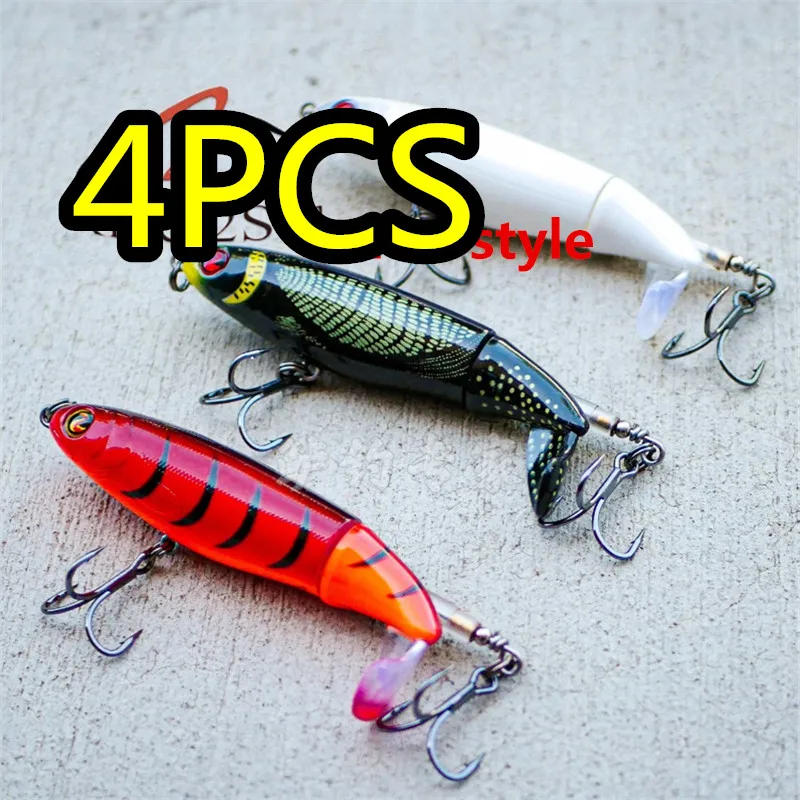 

Luretv R2s Ten sam стиль Whopper Plopper 90F 4 шт. 8,5 см 17 г трактор с поверхностью воды Roada Buzzbait 9066