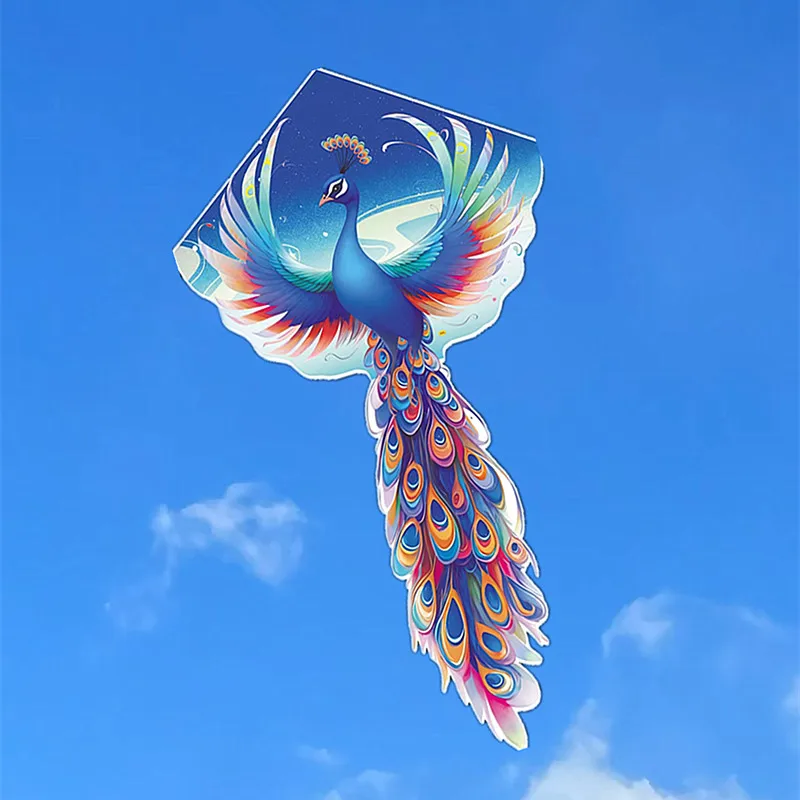 free shipping peacock kite drachen fliegen kinder outdoor games hand sanitizer flugdrachen large kite cerf volant enfants fun