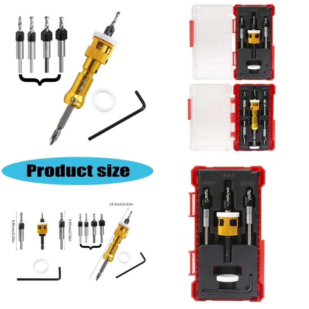 

R9uf конические буровые биты установлены с регулируемой глубиной остановкой 1/4 быстрого выпуска шестнадцатеричного хвостовика