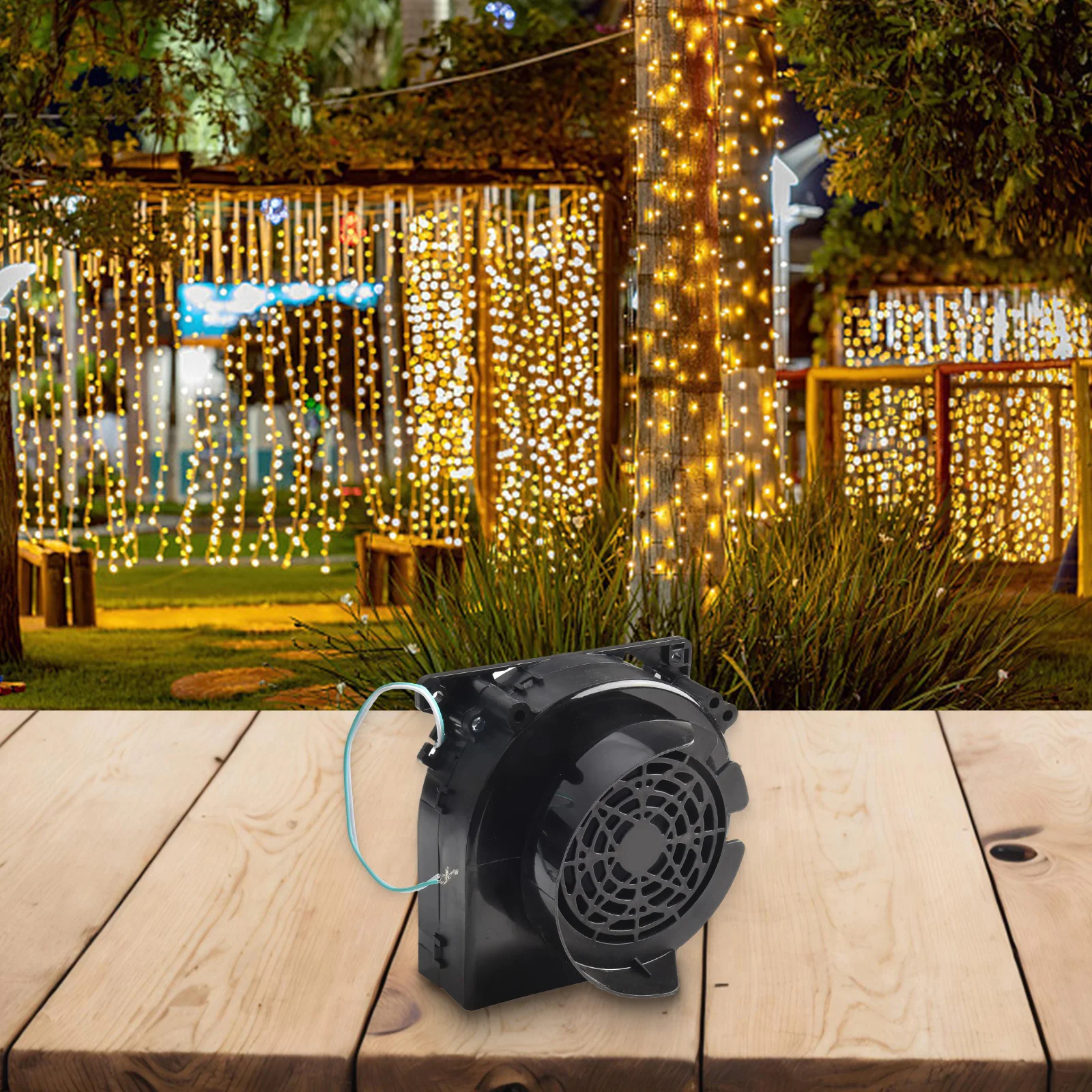 Powerful 1.5A Replacement Blower For Halloween And Christmas Outdoor Displays Blower Operates Quietly Ornaments Inflatable Fan