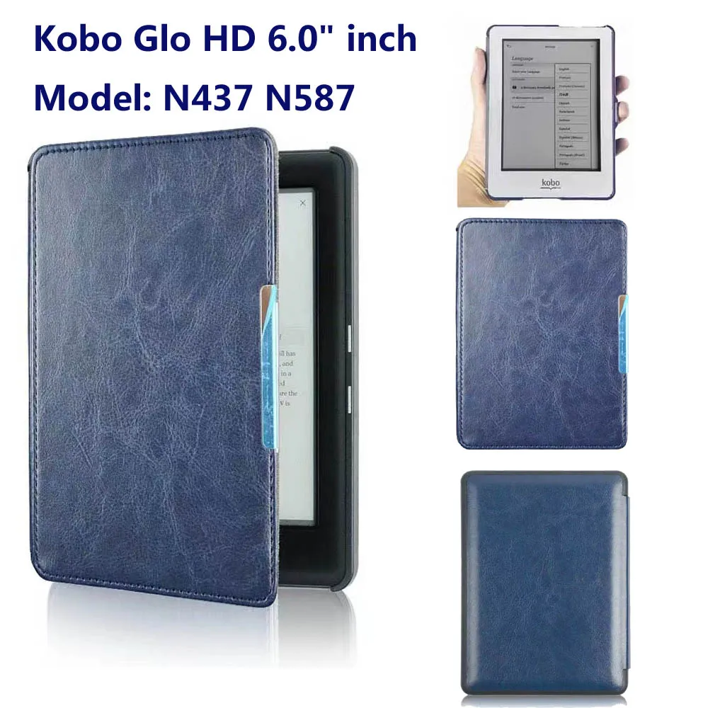 나437용 커버 추천 및 평가: Kobo Glo HD 6인치 모델에 최적화된 럭셔리 레더 케이스